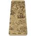 Pirate Map Vintage Pattern TPE Yoga Mat for Workout & Exercise - Eco-friendly & Non-slip Fitness Mat