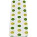 Green Yellow Watercolor Polka Dot Pattern TPE Yoga Mat for Workout & Exercise - Eco-friendly & Non-slip Fitness Mat