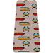 Cartoon Bus Car Pattern TPE Yoga Mat for Workout & Exercise - Eco-friendly & Non-slip Fitness Mat