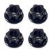 BESCYC M10 Durable Track Wheel Nuts Bicycle Fixie Axle Screw for Rear Hub 4Pcs Black