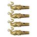 4 Pcs Elephant Whistle Outdoor Kid Toys Copper Emergency Vintage Brass Decorative Hiking Supply Kids Child