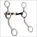 60AI Hilason Stainless Steel Horse Curb Bit Sweet Iron 5 Snaffle Mouth