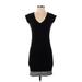 Max Studio Casual Dress - Bodycon: Black Dresses - Women's Size X-Small