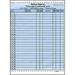 Patient Sign-in Sheets 8-1/2 X 11 (Blue) Carbonless Form (Lot of 250 Sheets) Hipaa Compliant