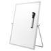 Kkewar Mini Dry Erase Whiteboard Magnetic Dry Erase Board Double Sided Personal Desktop Tabletop White Board Planner Reminder with Stand for School Home Office