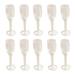 Huanledash 10Pcs 1:12 Miniature Glass Realistic Home Decoration DIY Parts Mini Cola Wine Beer Cup Dollhouse Miniature Wine Glass Kids Xmas Gift