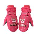 Baocc Accessories Kids Winter Gloves Snow Ski Waterproof Thermal Insulated Gloves for Boys Girls Toddler Children Youth for Cold Weather Gloves Mittens Hot Pink