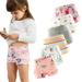 Godderr Toddler Baby Girls soft cotton Boxer Briefs 3PCS Soft Cute Briefs Shorts kids Cartoon Printed Underwear for 2-12 Years old