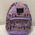 Disney Accessories | Disney Princess Preschool Backpack For Kids, Toddlers 8” X 10” New With Tags | Color: Black/Purple | Size: 8” X X 5”
