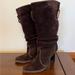 Coach Shoes | Coach Women Suede Boots Size 5 | Color: Brown | Size: 5