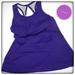 Athleta Tops | Athleta Running Active Tanktop Rear Compartment Xs | Color: Purple | Size: Xs