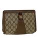 Gucci Bags | Gucci Gg Supreme Web Sherry Line Clutch Bag Beige Red Green 89 01 032 Auth 56612 | Color: Tan | Size: Os