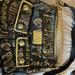 Coach Bags | Coach Poppy Tote Bag Black And Gold Graffiti | Color: Black/Gold | Size: Os