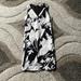 Michael Kors Dresses | Michael Kors Black White Large Floral Print Dress | Color: Black/White | Size: 8