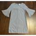 J. Crew Dresses | J Crew Dress Women 4 Blue White Railroad Striped 100% Cotton Peplum Sleeves | Color: Blue/White | Size: 4
