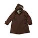 Burberry Jackets & Coats | Burberry Brown Quilted Coat Barn Jacket Detachable Hood Lined 10 Plaid | Color: Brown/Tan | Size: 10