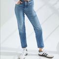 Levi's Jeans | Aritzia Levi’s Denim Jeans High Rise Wedgie Straight Leg Jeans Premium Denim | Color: Blue | Size: 27