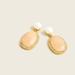 J. Crew Jewelry | J.Crew Stone And Pearl Earings | Color: Gold/White | Size: Os