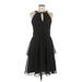 Eliza J Casual Dress - Party: Black Solid Dresses - Women's Size 6