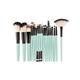 VIPAVA Makeup Brush Sets 18Pcs Makeup Brushes Tool Set ，Cosmetic Powder Eye Shadow Foundation Blush Blending Beauty Make Up Brush (Color : Green1)