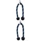 YARNOW 2pcs rope High-strength nylon filament rope body Heavy Duty Rope heavy exercise bar Pull Down Cord instrument fitness equipments Triceps Rope drawstring Gym Supplies Puller