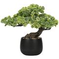 Artificial Bonsai Tree Fake Plants in Ceramic Pots Artificial Japanese Bonsai Decorative Faux Plants House Plant for Home Table Office Desk Bathroom Shelf Bedroom Farmhouse Decoration