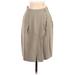 Giorgio Armani Casual Skirt: Tan Solid Bottoms - Women's Size 38