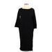 Caslon Casual Dress - Shift: Black Solid Dresses - Women's Size X-Small