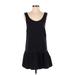 Sparkle & Fade Casual Dress - DropWaist: Black Solid Dresses - Women's Size Small