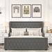 Ivy Bronx Kimyah Upholstered Wingback Bed Upholstered | 52.59 H x 61.09 W x 85.89 D in | Wayfair 2BFC3A919AF944599E7B8DF088DFC9BB