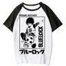 Blue Lock Tee t-shirt firmate da donna girl manga graphic clothes