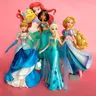 Disney Princess Toys Frozen Elsa Ariel Alice Action Figures Princess Ariel Collection Kids Cake