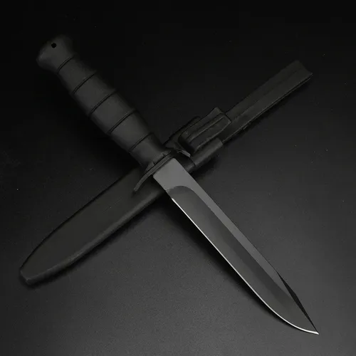 9 cr18 Stahl Camping Jagd Outdoor-Messer mit fester Klinge und Überlebens messer mit hoher Härte