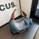 Süße kleine Denim Einkaufstasche Umhängetasche neuer Trend Handtaschen Dame Single Shoulder Bag