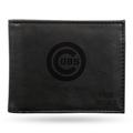 Black Chicago Cubs Personalized Billfold Wallet