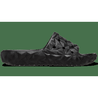 Crocs Black Classic Geometric Slide 2.0 Shoes