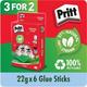 Pritt Stick Medium 22g Glue Stick (6 Pack x 3) 1456071