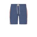 Faherty Retro Surf Stripe Boardshort in Blue. Size 30, 34, 36, 38.