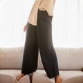 Anthropologie Pants & Jumpsuits | Daily Practice By Anthropologie Wide Leg Draw String Pull On Lounge Pants Medium | Color: Black | Size: M