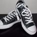 Converse Shoes | Converse Chuck Taylor All Star Womens Sz 7 Black With White Trim Canvas Shoe | Color: Black/White | Size: 7