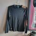 Ralph Lauren Tops | Lauren / Ralph Lauren - Black 100% Cotton Sweater - Suede Elbow Patches - Medium | Color: Black/Brown | Size: M