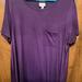 Lularoe Dresses | 2x Lularoe Hi-Low Dress.Rich Purple Color. | Color: Purple | Size: 2x