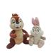 Disney Toys | Disney Chip And Miss Bunny Stuffed Animal Plushies Set Of Two | Color: Brown/Cream | Size: Osb