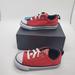Converse Shoes | Converse Ctas Street Slip Soft Red Sneaker Shoes Sz 8 Infant New | Color: Red/White | Size: 8g