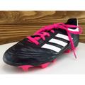 Adidas Shoes | Adidas Sz 1 Shoes Girls Youth Cleats Black Synthetic | Color: Black | Size: 1bb