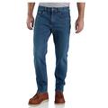 Carhartt Jeans | Carhartt Men's Force Relaxed Fit Low Rise 5 Pocket Jeans Size 36 X 30 Bd4956-M | Color: Blue | Size: 36