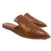 Madewell Shoes | Madewell The Gemma Mule Womens Size 6.5 M Tan Brown Leather Slip On Flats Shoes | Color: Brown | Size: 6.5