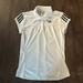 Adidas Tops | Adidas White Black Stripe Clima Cool 365 Tennis Golf Shirt Polo M | Color: Black/White | Size: M