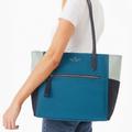 Kate Spade Bags | Ks Chelsea Tricolorblock Nylon Large Tote | Color: Blue/Green | Size: Os