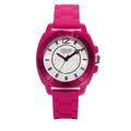 Coach Accessories | Coach Watch 14501354 Pink Silicon With Round White Dial Ladies Watch | Color: Pink | Size: Os